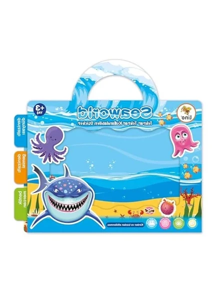 Tekrar Tekrar Kullanılabilen Sticker Seaworld ürün görseli 1