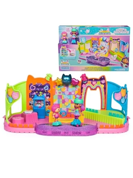 Gabby's Dollhouse Parti Odası Oyun Seti, 2 Figür ve Aksesuarlar ile ürün görseli 1