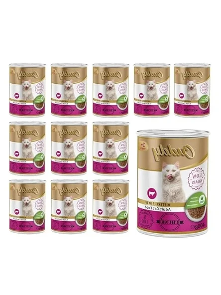Biftekli ve Jöleli Konserve Mama, 12 Adet x 400 Gr ürün görseli 1