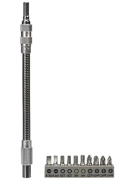 10 Parça Vidalama ve Uzatma Adaptörü Seti, 20 cm Uzunluk ile Kullanıma Hazır ürün görseli 1