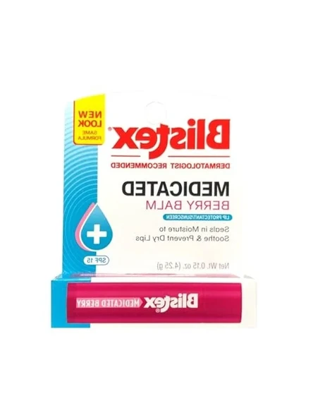 Blistex Medicated Berry Balm 4,25 g. Spf 15 ürün görseli 1