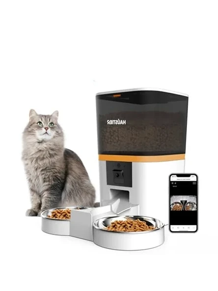 Akıllı Kedi Mama Kabı, Gece Görüşlü ve Uzaktan Kontrol Özelliği ürün görseli 1