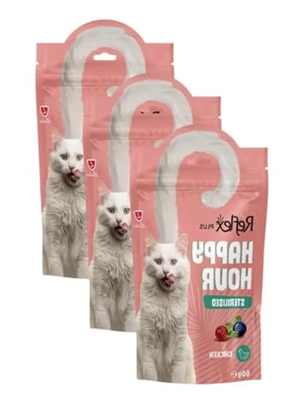 Tavuk Aromalı Kedi Ödülü, 3 x 60 g Paket ürün görseli 1