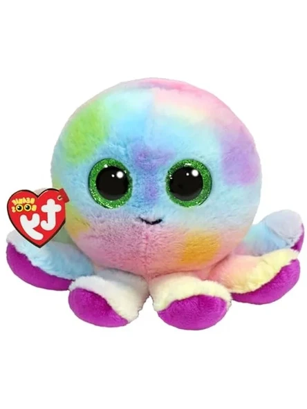 Pastel Mor Peluş Ahtapot Figürü ile Şirin Hediye Seçeneği ürün görseli 1