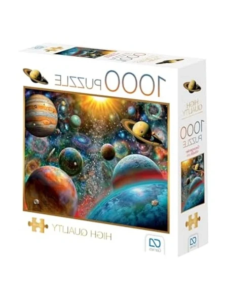 2,2 mm Kalınlıkta 1000 Parça Gezegenler Puzzle Seti ürün görseli 1