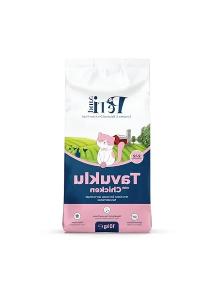 Tavuk Etli Kuru Kedi Maması, 10 Kg, Yavru Kediler İçin ürün görseli 1