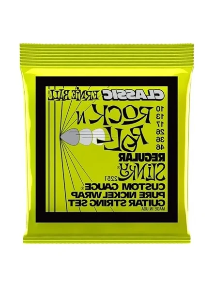 Regular Slinky Klasik Rock Elektro Gitar Telleri, 10-46 Ölçüsünde ürün görseli 1
