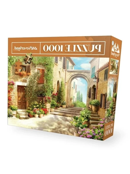 1000 Parça Eğlenceli Eski Sokak Puzzle Seti ürün görseli 1