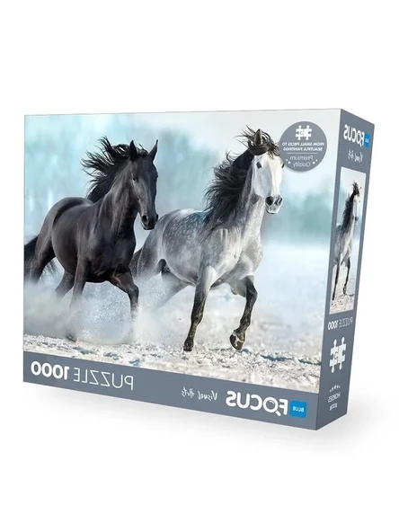 1000 Parça Atlar Temalı Puzzle, Zihin Geliştirici ve Eğlenceli Oyun ürün görseli 1