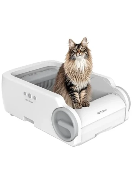 Geniş Hazne Açık Tasarımlı Akıllı Kedi Tuvaleti ürün görseli 1