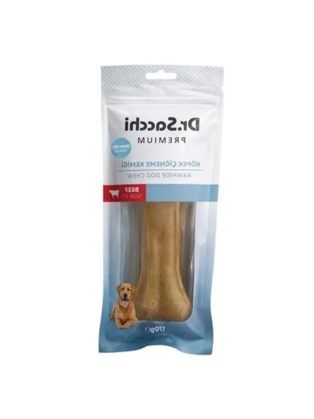 Doğal Sığır Derisi Press Kemik, 8.5" Uzunlukta, 170-180 gr ürün görseli 1