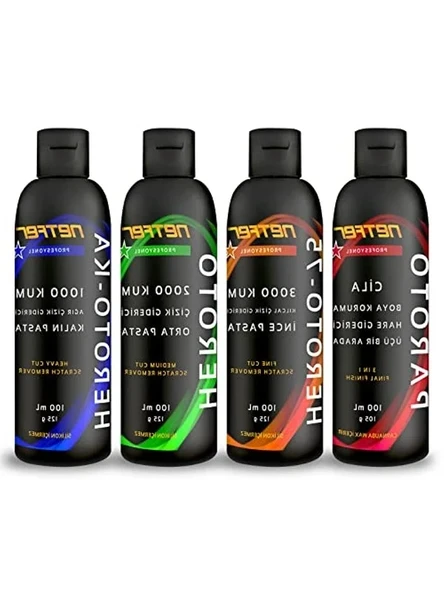 4'lü Pasta Cila Seti, 4x100 mL Boyutunda Uygulama Kolaylığı ürün görseli 1