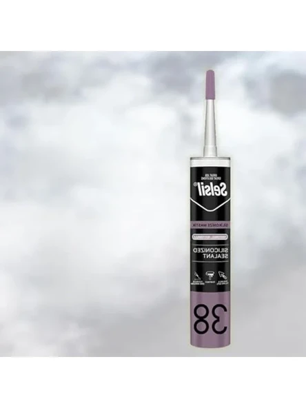 Beyaz Silikonize Mastik, 500 gr Hacmindeki Güçlü Yapıştırıcı Ürün ürün görseli 1