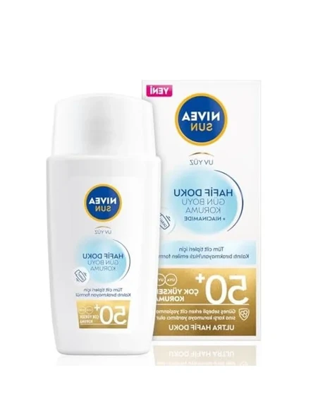 Hafif Dokulu Güneş Koruyucu Yüz Kremi, SPF50 ile Koruma 40ml ürün görseli 1