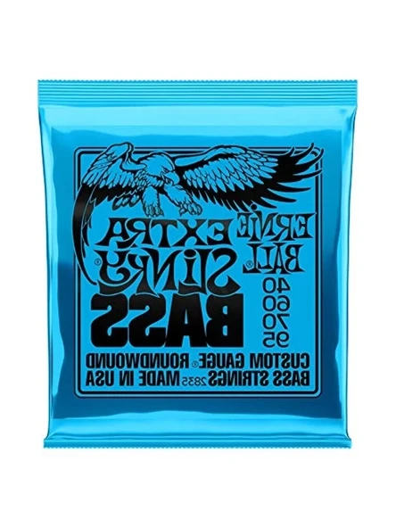 Ekstra Slinky Nickel Wound Elektrik Bas Telleri, 40-95 Ölçü ürün görseli 1