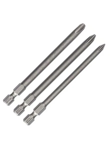 Ekstra Sert Tornavida Ucu Seti, 3 Parça ve 89 mm Uzunlukta ürün görseli 1