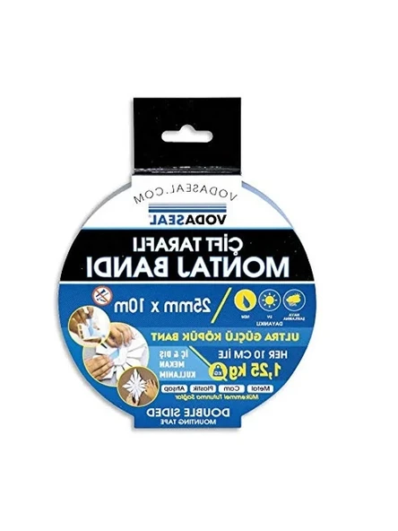 Çift Taraflı Montaj Bandı, 25x10 Ölçülerinde ürün görseli 1