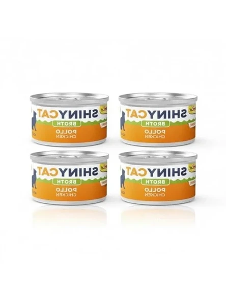 Shinycat Tavuklu Yaş Kedi Maması, 70 Gr x 4 Adet ürün görseli 1