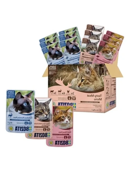 12x85 Gr Ağırlığında Jöle İçinde Etli Kedi Konservesi, Multibox ürün görseli 1