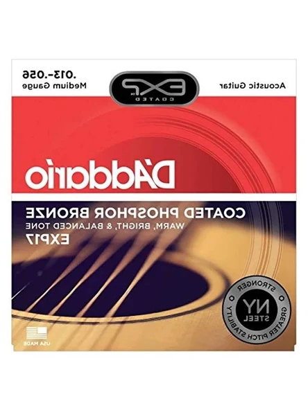 Coated Phosphor Bronze Akustik Gitar Teli, 13-56 Kalınlık ürün görseli 1