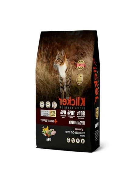 Tahılsız Kedi Maması, Kısırlaştırılmış, Tavuklu, 12 Kg ürün görseli 1