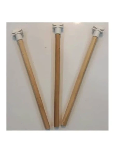 Ahşap Papağan Tüneği, 25 Cm Boyunda, 3 Adet Set ürün görseli 1