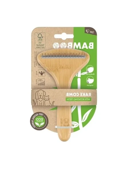 Bamboo Tarak - Doğal Malzeme, Kullanışlı ve Estetik ürün görseli 1