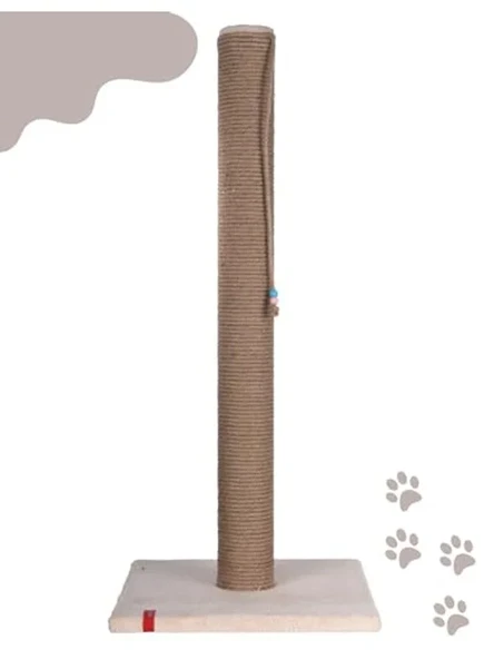 Kalın borulu dev tırmalama tahtası, 90 cm, catnipli ürün görseli 1