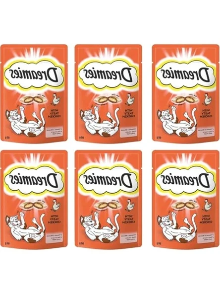 Kuru Kedi Ödül Maması, Tavuk Aromalı, 6 x 60 G ürün görseli 1