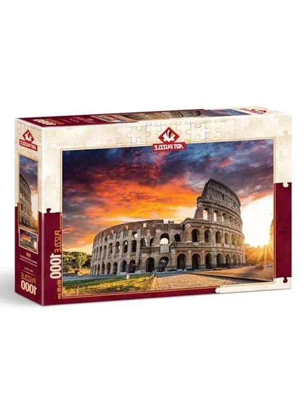 Gün Batımı Temalı 1000 Parça Sanat Puzzle Seti ürün görseli 1
