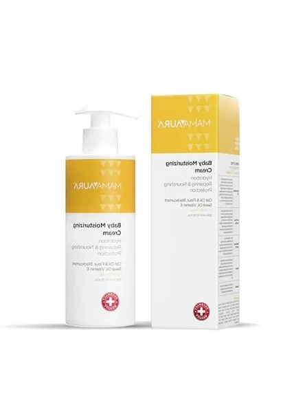 Yenidoğan ve Hassas Ciltler İçin Nemlendirici Bebek Kremi, Bariyer Destekleyici 200 ml ürün görseli 1