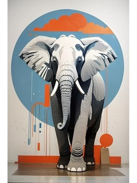 Renkli Sayılarla Boyama Hobi Seti - 50x65 cm ürün görseli 1