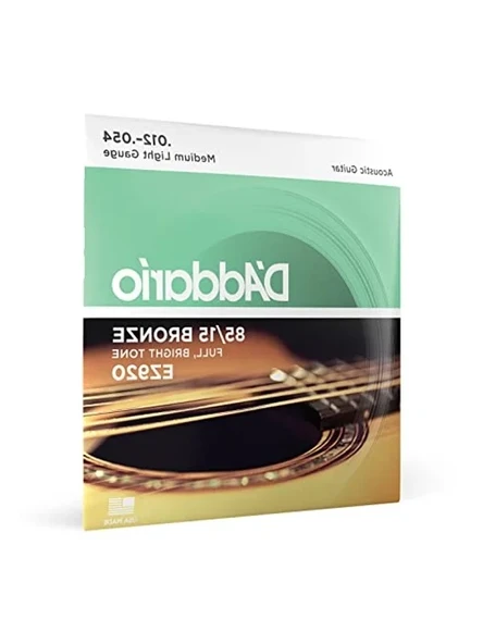 Akustik Gitar Teli - 012 Ölçü, 85-15 Karışımı, Orta Kalınlık ürün görseli 1