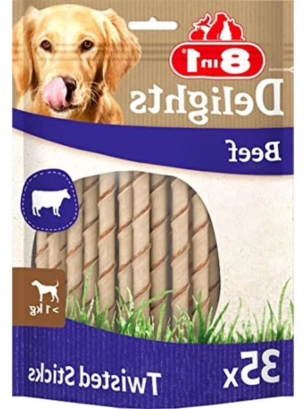 Delights Köpekler Için Biftekli Ödül Çubuğu 35 adet 190 gr SKT:12/2023 ürün görseli 1
