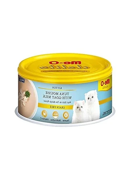 80 Gr Delite Ton Balık ve Keçi Sütü Kedi Konservesi, Paket 12 ürün görseli 1