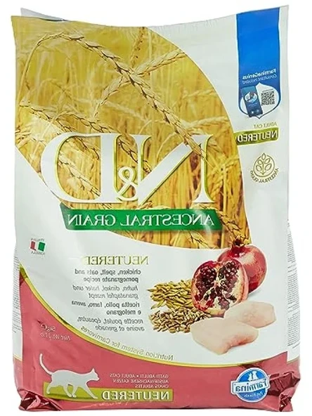 Ancestral Grain Kedi Maması, Tavuk ve Tahıllı, 5 Kg ürün görseli 1