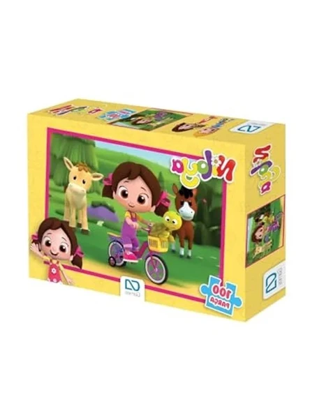 Çocuklar için 100 Parça 34x24 cm Lisanslı Puzzle Seti ürün görseli 1