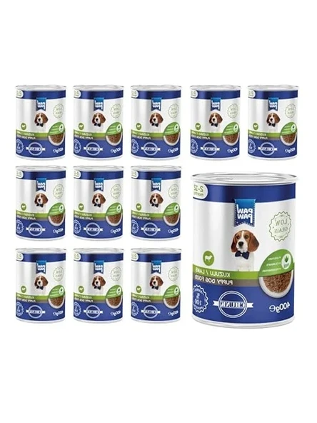 Küçük Irk Yavru Köpek Konserve Mama, 400 Gr x 12 Adet ürün görseli 1