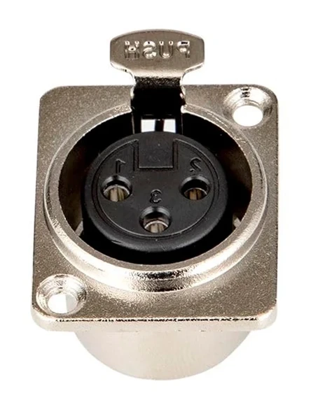 XLR 3P Konektör, Dayanıklı ve Uzun Süreli Kullanım ürün görseli 1