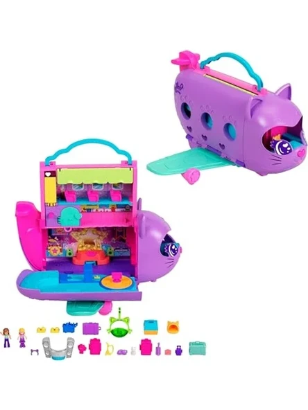 Mini Kedi Hava Yolları Uçak Oyun Seti ürün görseli 1