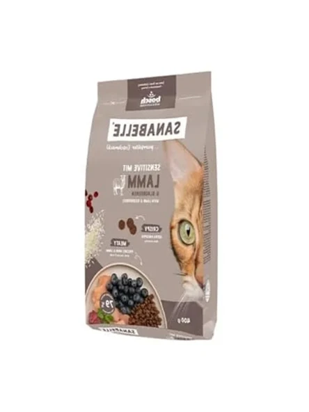 400 Gr Hassas Kuzulu Yetişkin Kedi Maması - Lezzetli ve Sağlıklı ürün görseli 1