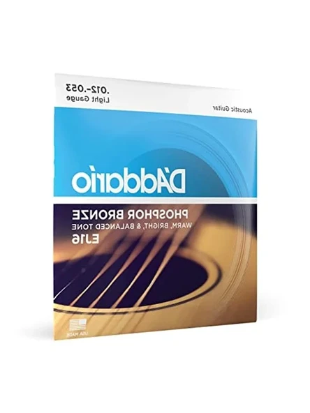 Phosphor-Bronze Akustik Gitar Tel Seti, Light Kalınlıkta Müzik Keyfi ürün görseli 1