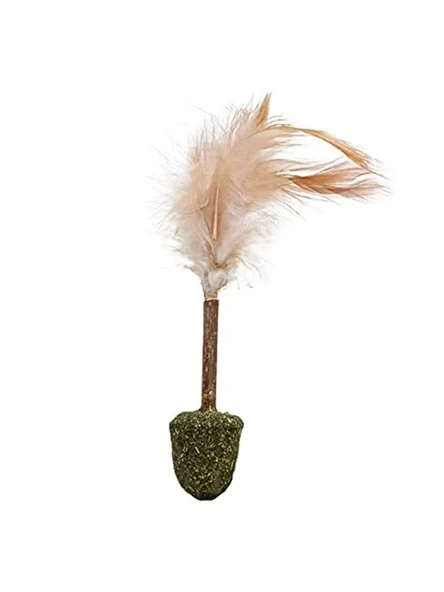 Tüylü Kedi Oyuncağı, 6 Cm Boyutunda Matatabi Catnip ile Eğlenceli Oyun ürün görseli 1