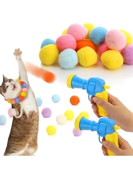 İnteraktif Kedi Oyun Tabancası Seti, 2'li Paket ürün görseli 1