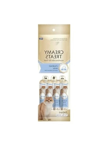 Ton Balığı ve Biotin İçeren Kremsi Mama - 15gr x 4 Adet ürün görseli 1