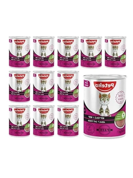 Biftekli 400 Gr Yaş Kedi Maması, 12 Adet Paket ürün görseli 1