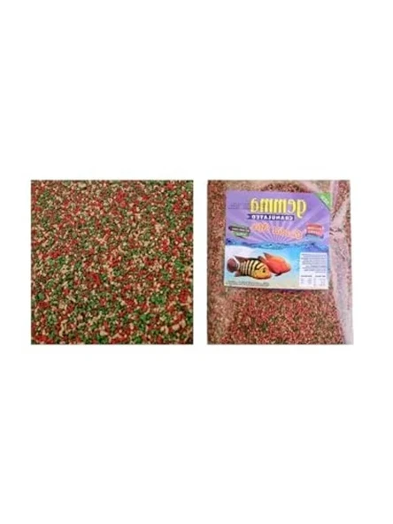 Cichlid Türleri İçin Balık Yemi, 360 Gr, 1150 Ml ürün görseli 1