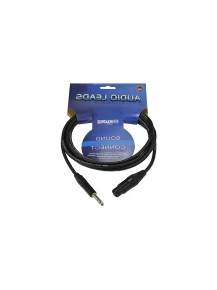 3 Metre Uzunluğunda XLR Mikrofon Kablosu, 3 Kutup ürün görseli 1