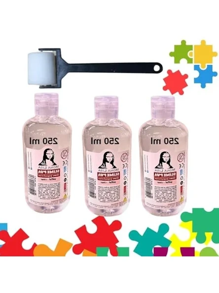 3 Adet 250 Ml Puzzle Yapıştırıcı ve Dağıtıcı Fırça ürün görseli 1