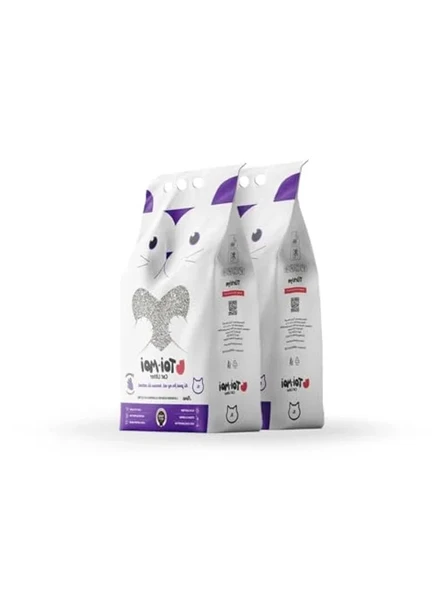 2'li Paket Bentonit Kedi Kumu 10 LT, Tozsuz ve Koku Hapseden ürün görseli 1